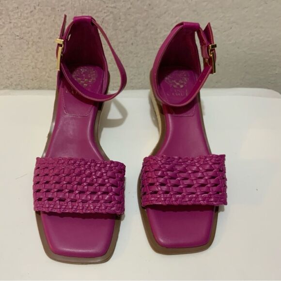 Vince Camuto Bretandi Adjustable Espadrille Wedge Sandals 7 M/ 37.5 - Picture 2 of 10